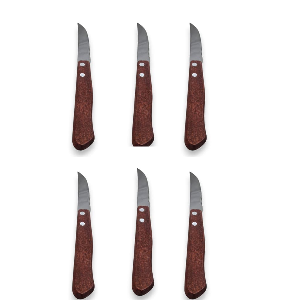 Kit 6  Facas Conjunto Jogo de Facas de Cozinha
