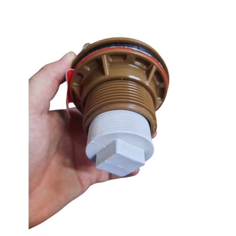 Plug de 1.1/2" rosca, tampão para flange de caixa d'água