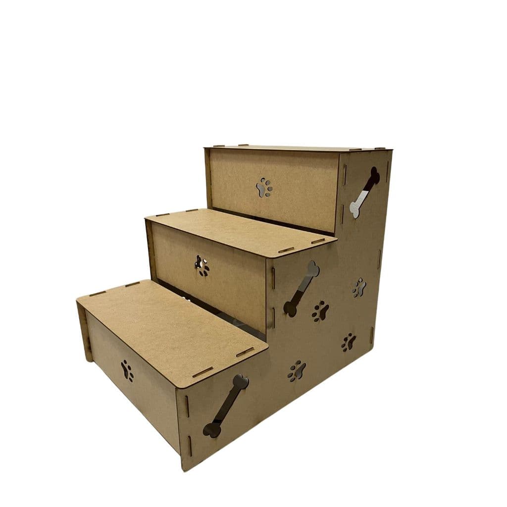 1 Escada Para Pets - Pequeno Porte - Rampa Para Cães