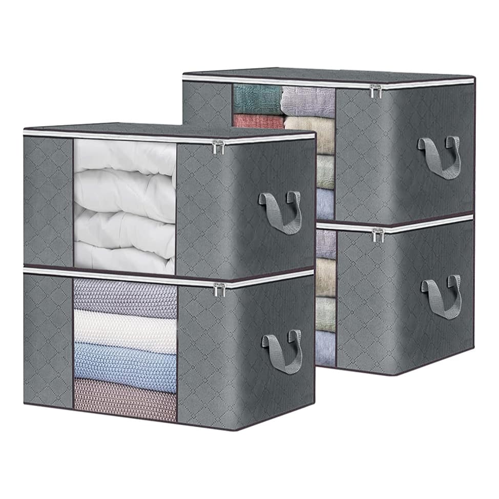 Kit 10 Saco Organizador Edredon Cobertor Multiuso Dobrável