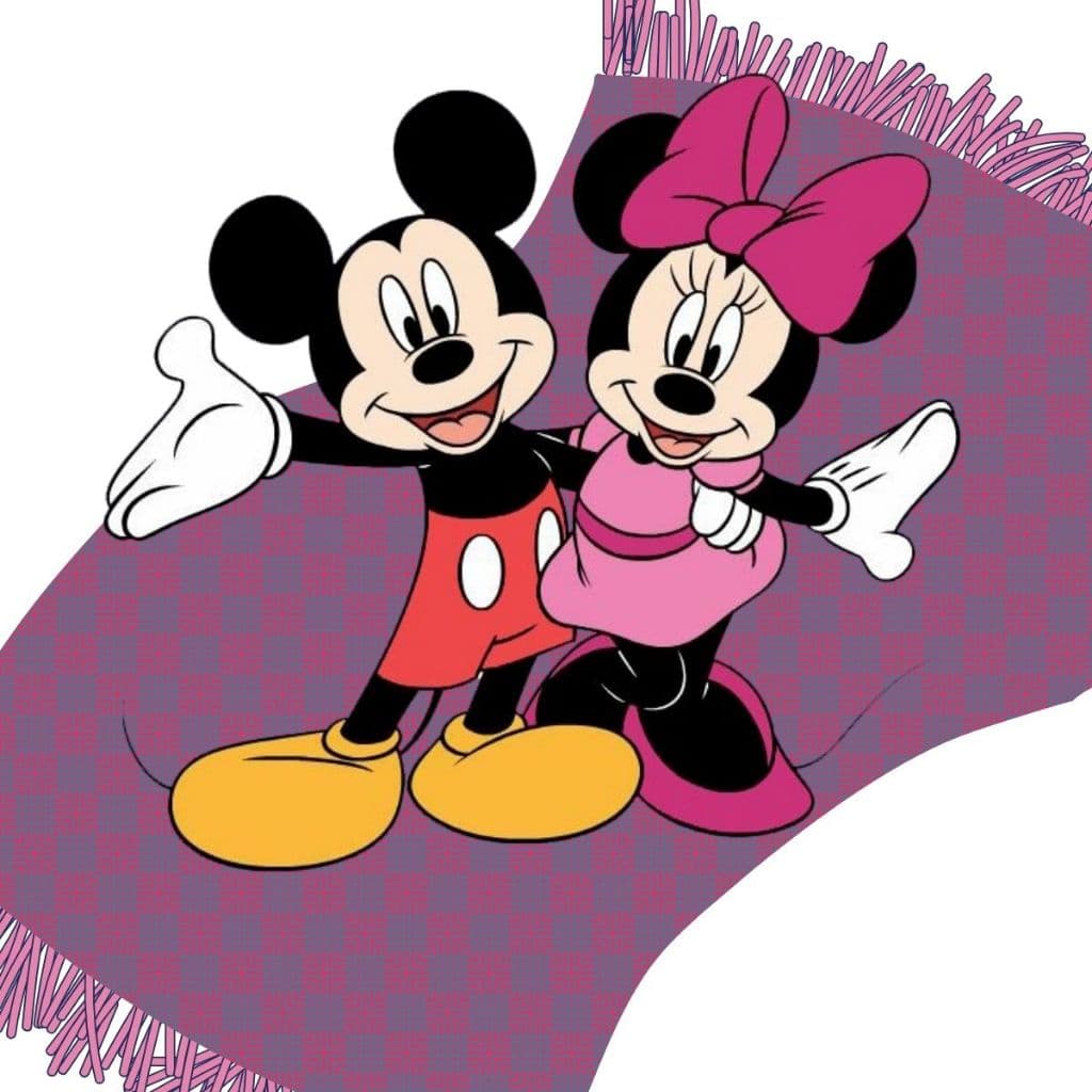 Jogo Kit 3Pçs Tapetes Estampado CASAL Mickey e Minnie Grande Tear Trançado De Cozinha