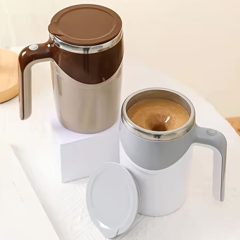 Caneca  Xicara  Inox Automática Elétrica Misturador 380ml