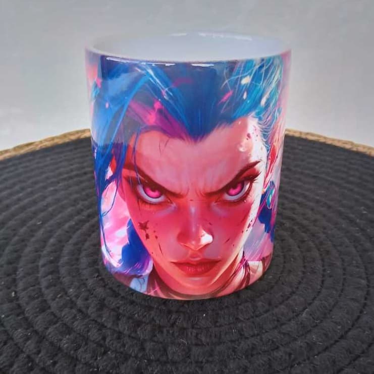 Caneca Porcelana Jinx - Arcane