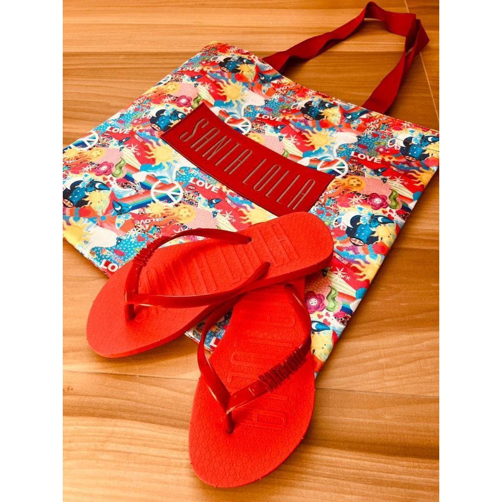 BOLSA COM CHINELO FEMININO PARA PRAIA