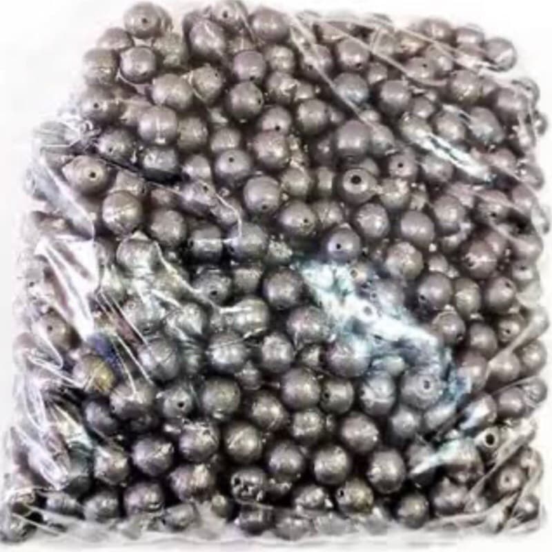 250g Chumbada de Pesca Redonda ( ESCOLHER TAMANHO)