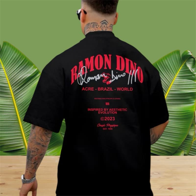 Camiseta Camisa Oversized Grande Musculação Algodão Casual Treino Academia