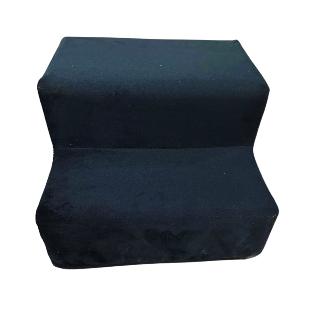Escada para maca estetica estofada escadinha 02 degraus veludo