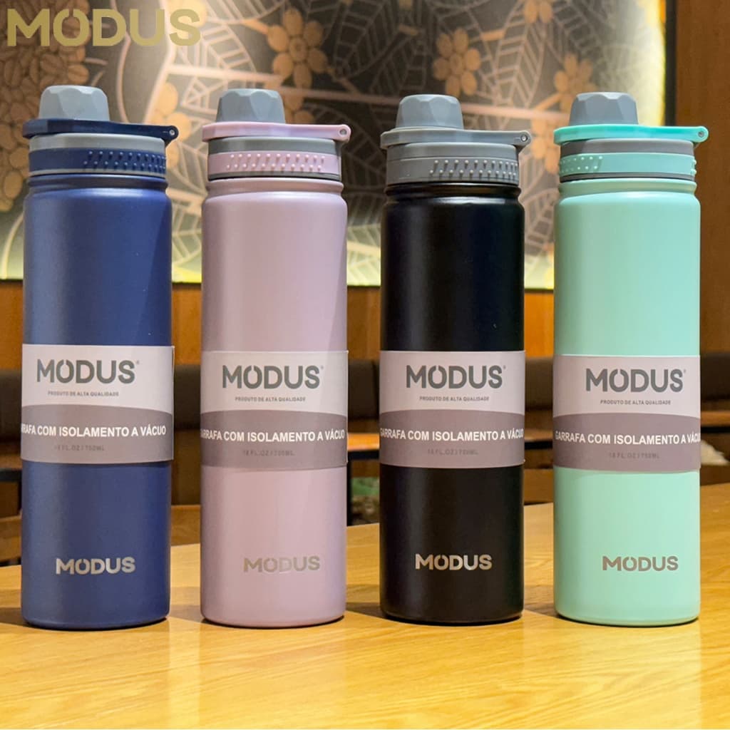MODUS Garrafa Térmica 750ml Quente & Frio Com Isolamento Térmico