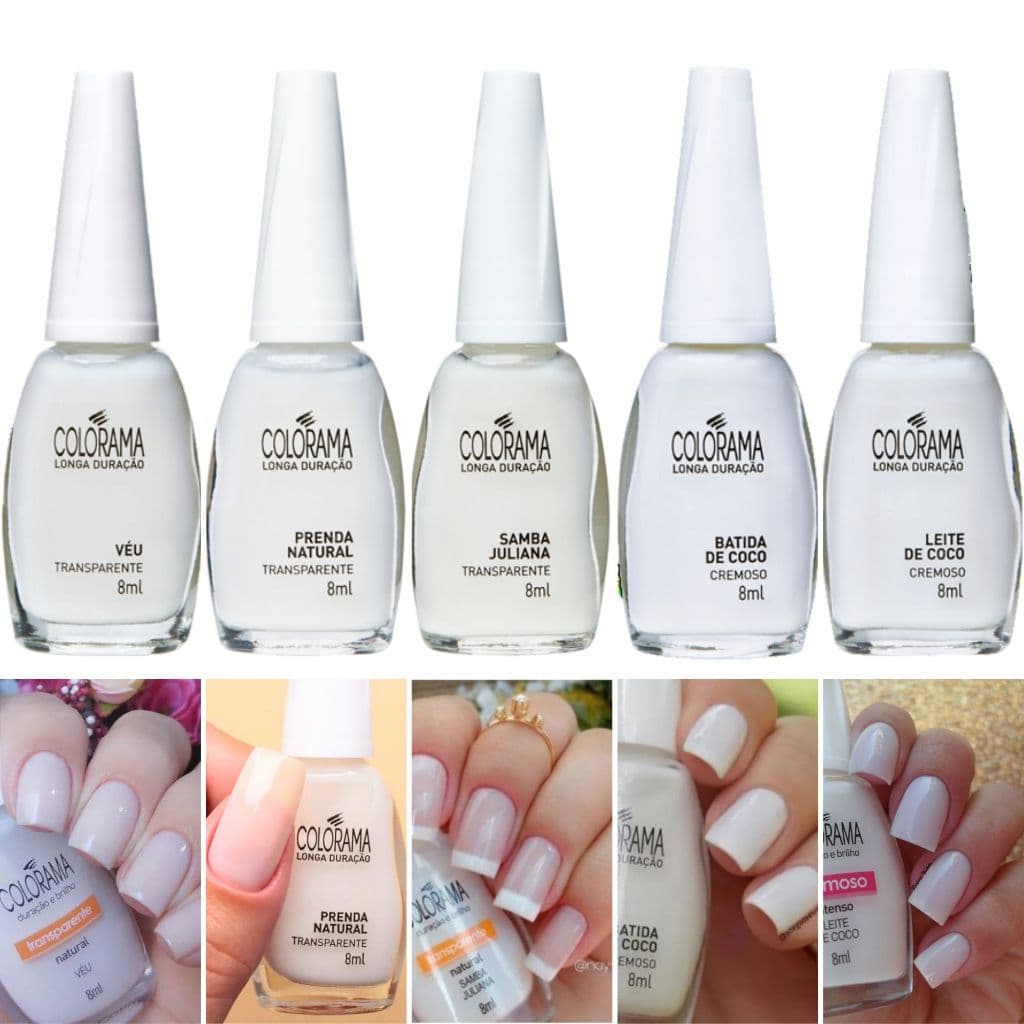 Esmaltes Colorama Branco Francesinha Cremoso Transparente Escolha A Quantidade