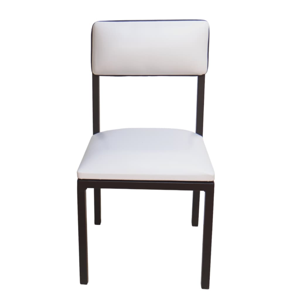 Cadeira de Manicure e Pedicure Branca – Base Preta