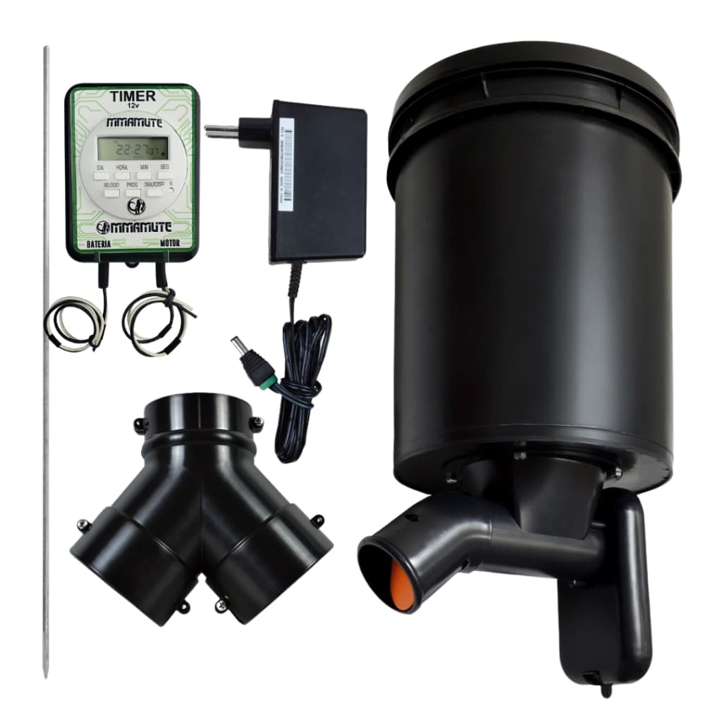 Alimentador Automático Parte Mecânica Timer 12v E Fonte