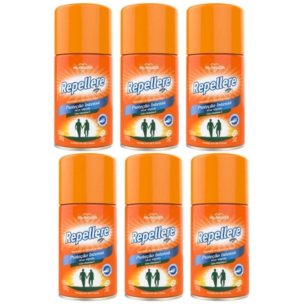 REPELENTE INSETOS AEROSSOL REPELLERE 150ML - My Health (4 Horas Proteção intensa seca rápido)