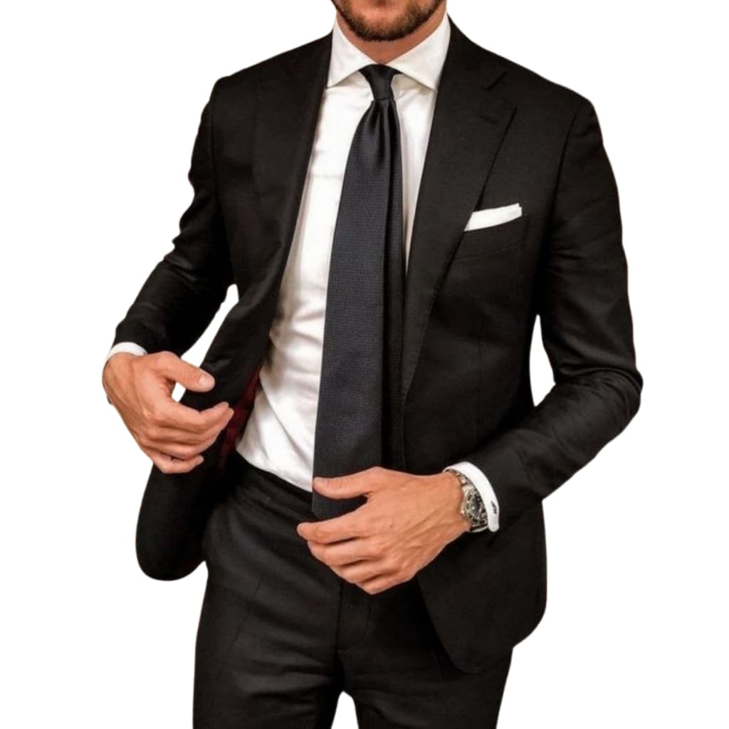 Terno Slim Masculino Estiloso De Luxo - Alta Qualidade (Calça e Blazer)