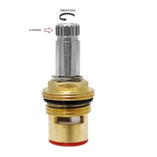 Reparo Cartucho Cerâmico M18 Volta Direito 16 Estrias 1/4