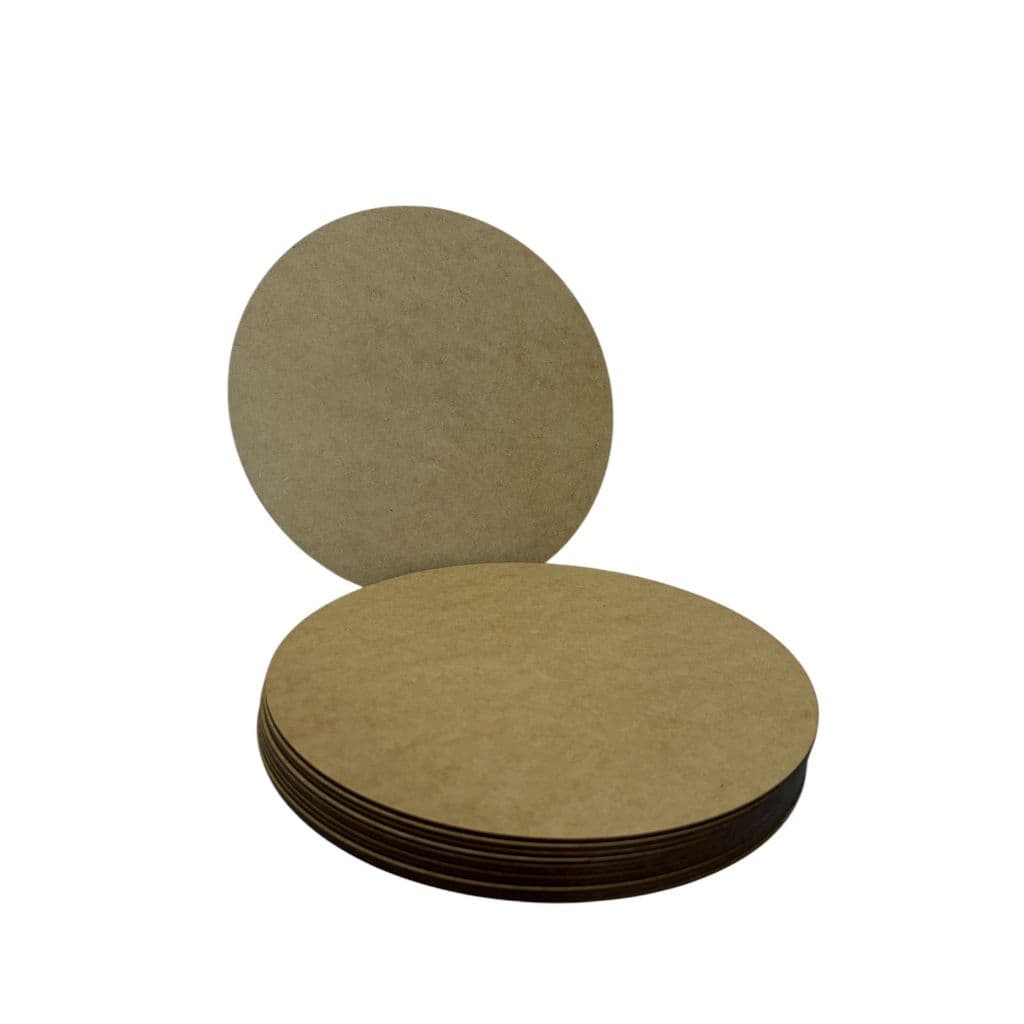 Kit Com 12 Sousplat Mdf Cru 30cm Suplat Base