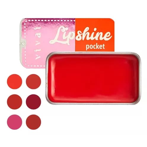 Batom Brilhante Lip Tint Lip Shine Pocket-Vivai