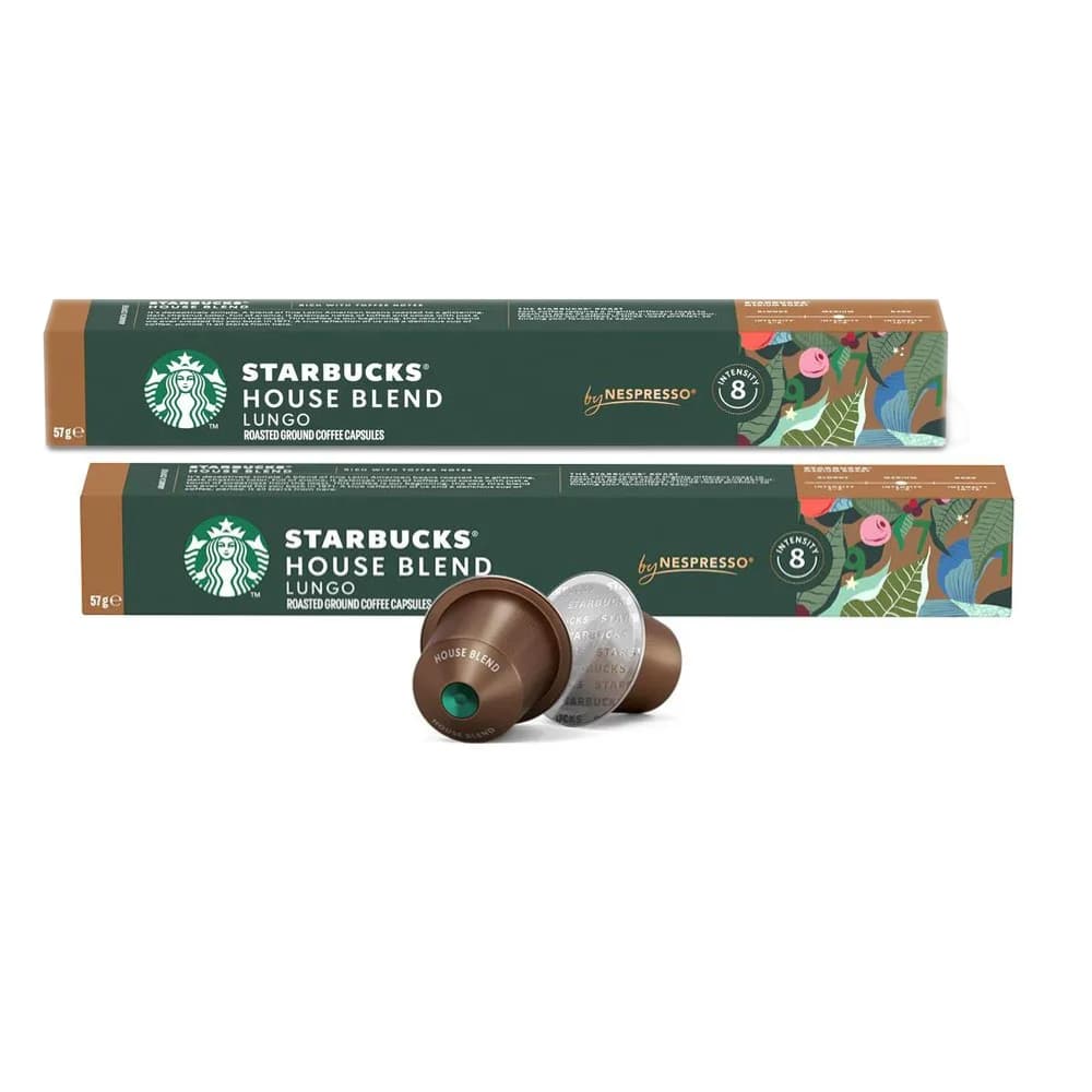 20 Cápsulas Café Starbucks House Blend Nespresso Nestle