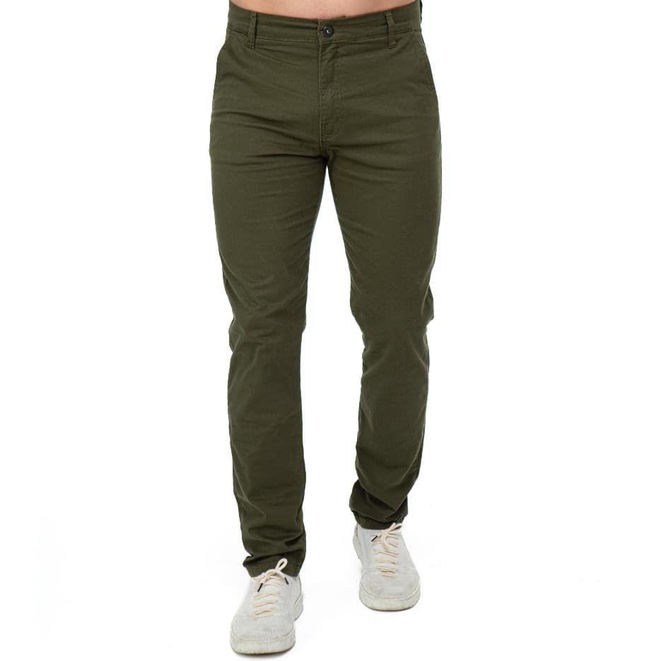Calça Chino Masculina Verde Militar Paradox Jeans