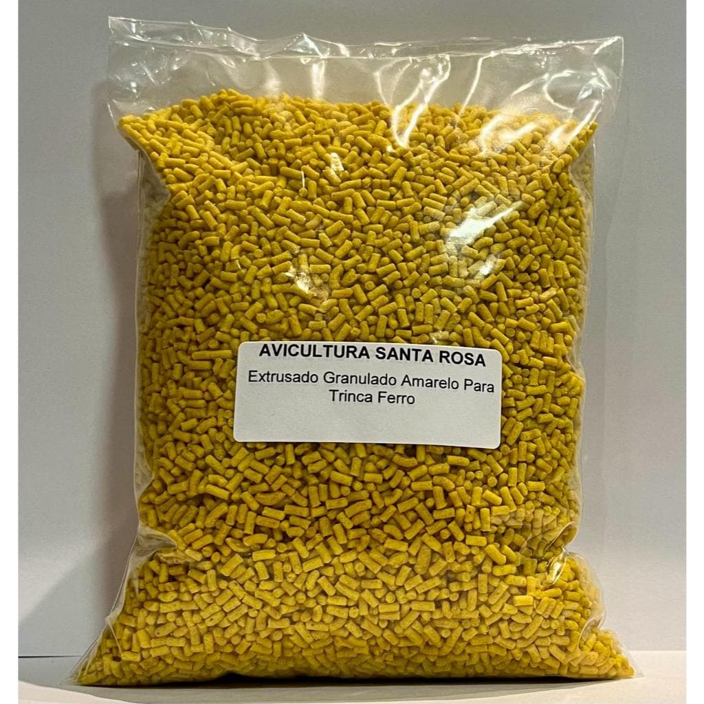Ração Extrusado Granulado Amarelo Para Trinca Ferro  1kg