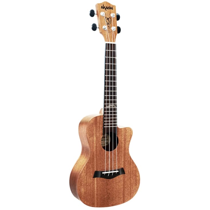 Ukulele Akahai Ronsani Kc-23 Mahogany Concerto Acústico Cutway + Capa
