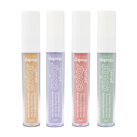 Corretivo Colorido Matte Colors Smart Dapop Perfeito Para Neutralizar Imperfeições