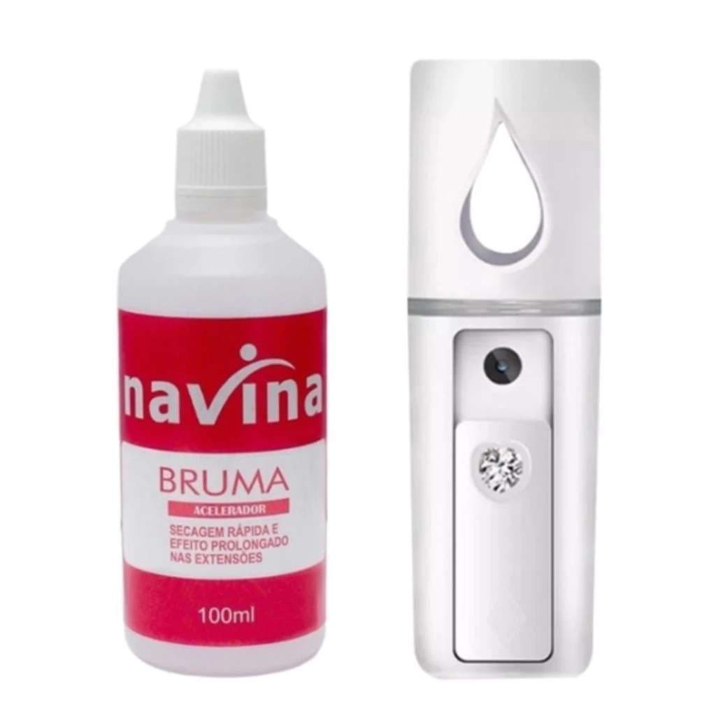 Kit Nano Mister + Bruma Navina Alongamento Cilios Lash