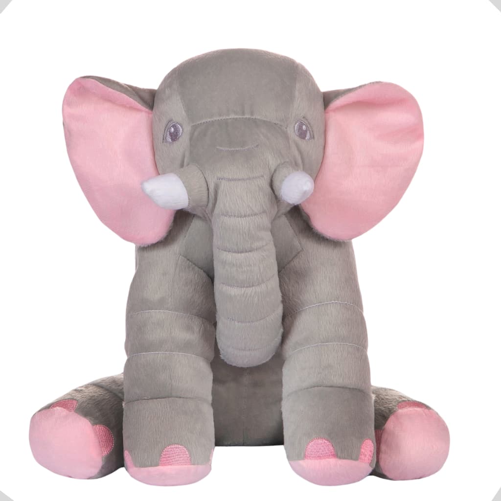 Almofada Travesseiro Grande Elefante Pelúcia Bebê Decoração 60cm