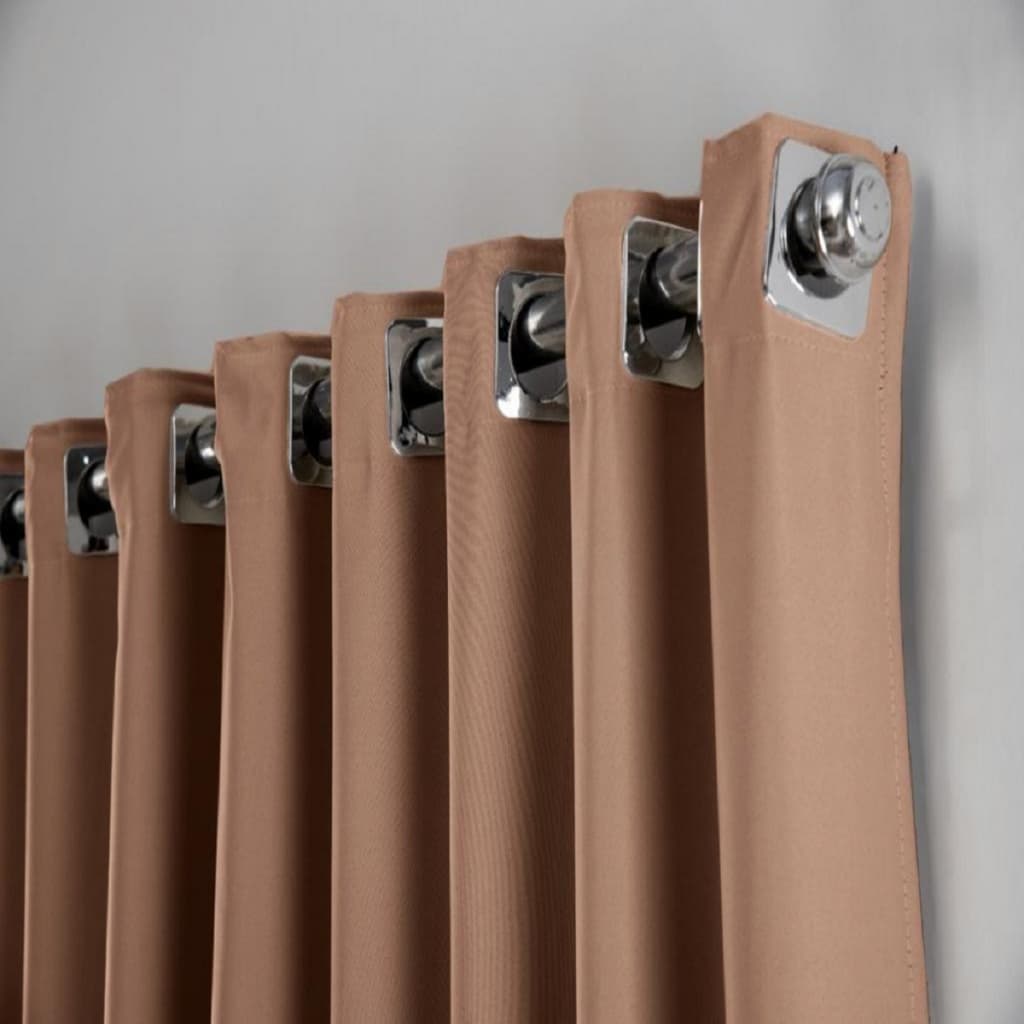 Cortina de Microfibra 2,70x1,70m para Sala e Quarto com Ilhós, Cortina para Janela, Decoração e Privacidade