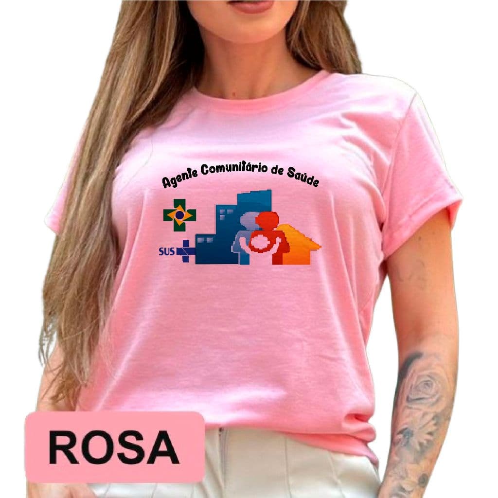 Camiseta p/ agente de saúde