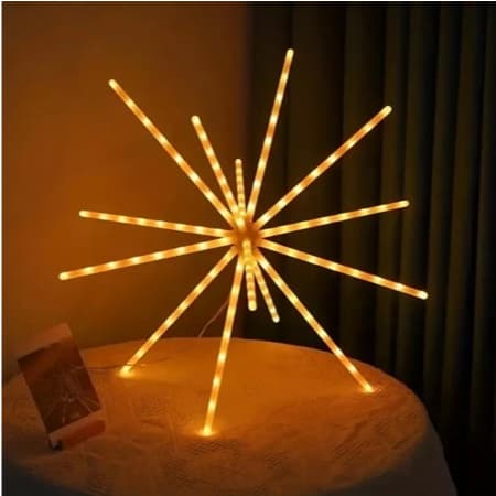 Fogos Artifício Sputnik Tubo Led Meteoro Bivolt Decorativo