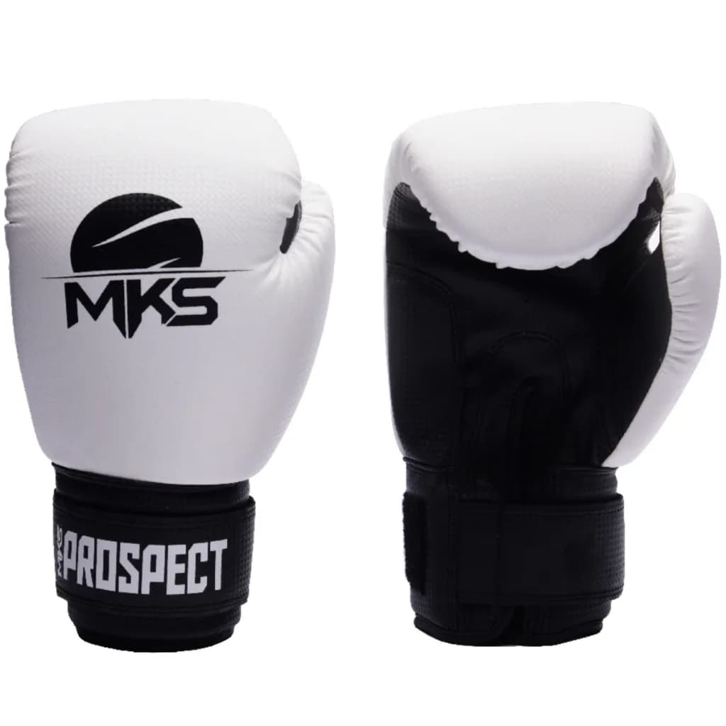 LUVA MUAY THAI BOXE KICKBOXING PROSPECT BRANCA - MKS COMBAT