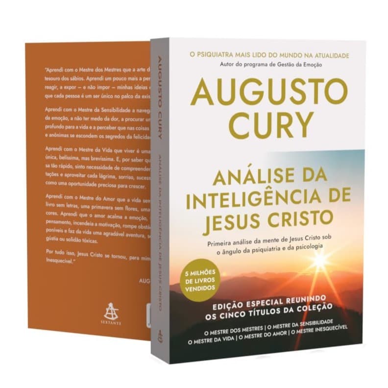 Análise da inteligência de Jesus Cristo por AUGUSTO CURY Editora GRUPO SEXTANTE