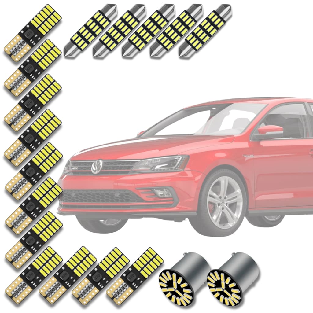 Kit Lampadas Super Led Interno Volkswagen Jetta 2011 2012 2013 2014 2015 2016 2017 (Envio 24h)