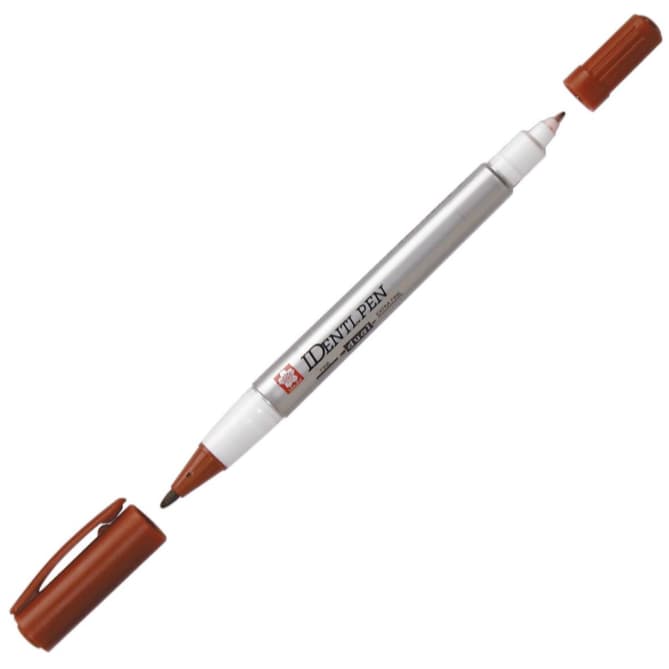 Marcador Técnico Permanente Identi Pen Sakura - Marrom