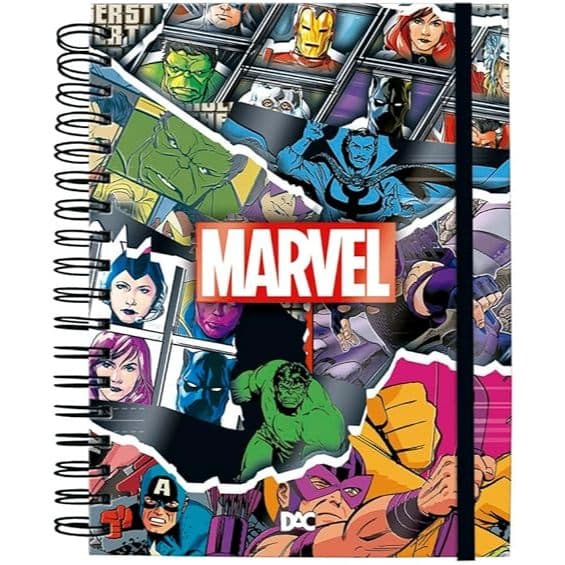 Caderno Smart Marvel 80 Folhas