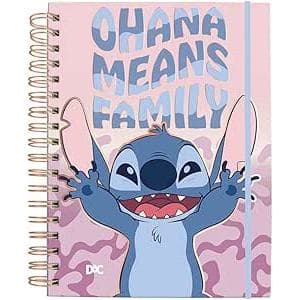 Caderno Universitário Smart STITCH de 10 divisórias - 80 FOLHAS | Folhas reposicionaveis | Dac