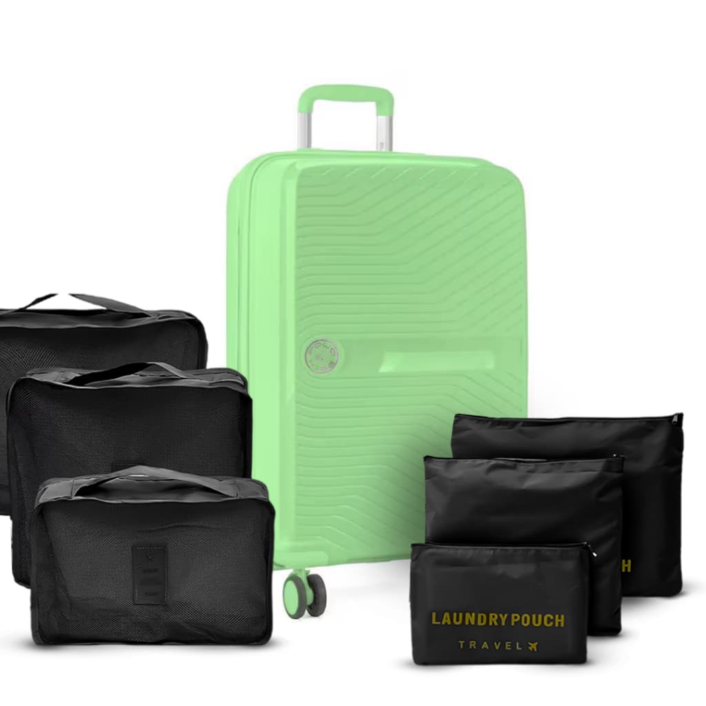 MALA DE VIAGEM BORDO DE MÃO PEQUENA EXPANSIVA + ORGANIZADOR DE 6PEÇAS / POLO KINK ORIGINAL