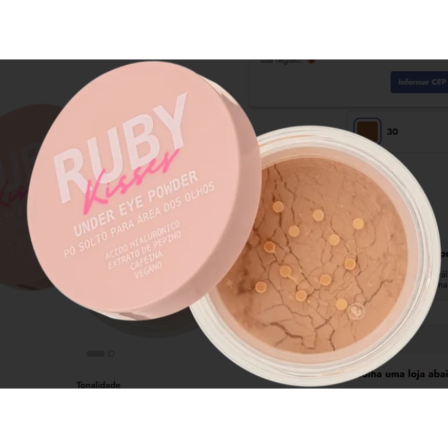 Pó Solto Área dos Olhos Under Eye Powder RK by Kiss - Cor 10, 30