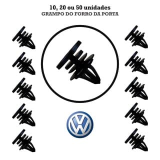 Grampos Do Forro Da Porta Volkswagen Fox Gol Parati Saveiro Spacefox Presilhas