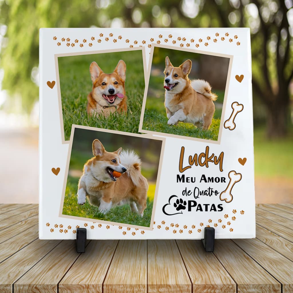 Azulejo Personalizado com Fotos do seu Pet