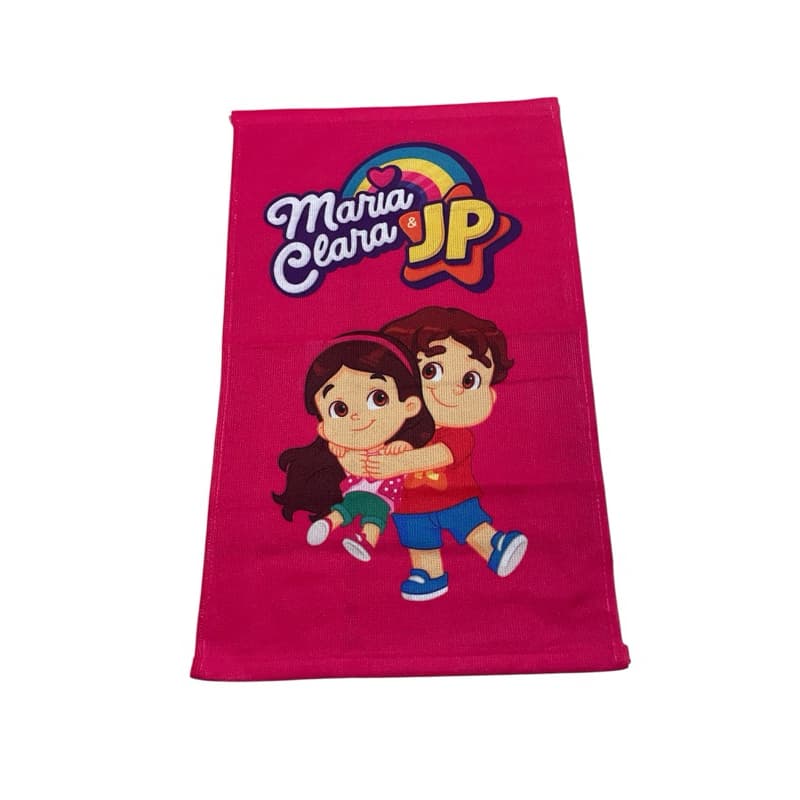 Toalhinha de rosto Maria Clara e Jp Rosa