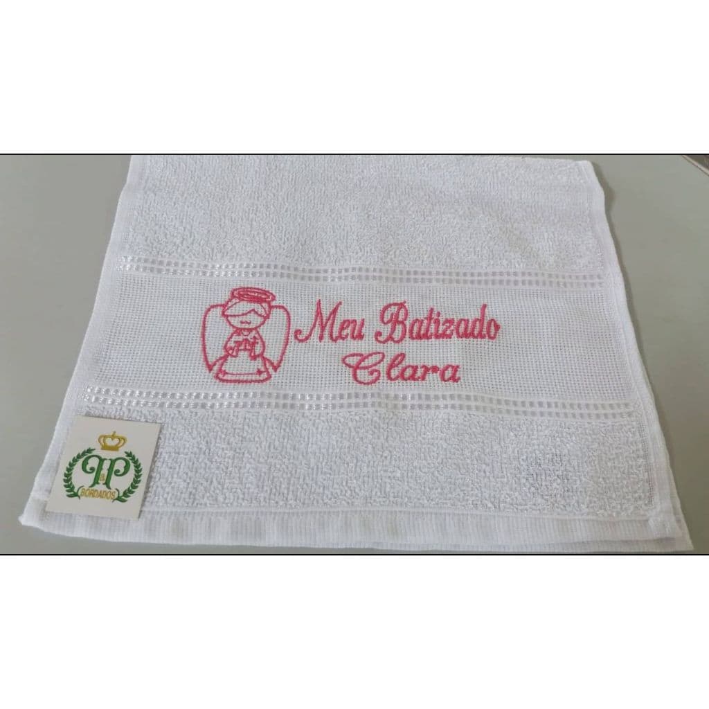60 Toalhas Lavabo Personalizada Bordada