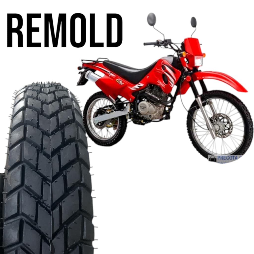 PNEU TRASEIRO MOTO 110/90-17 Traxx Fly 125 CRZ 150 Shineray Explorer 150 BROS 125/150/160 XRE 190 CROSSER falcon400