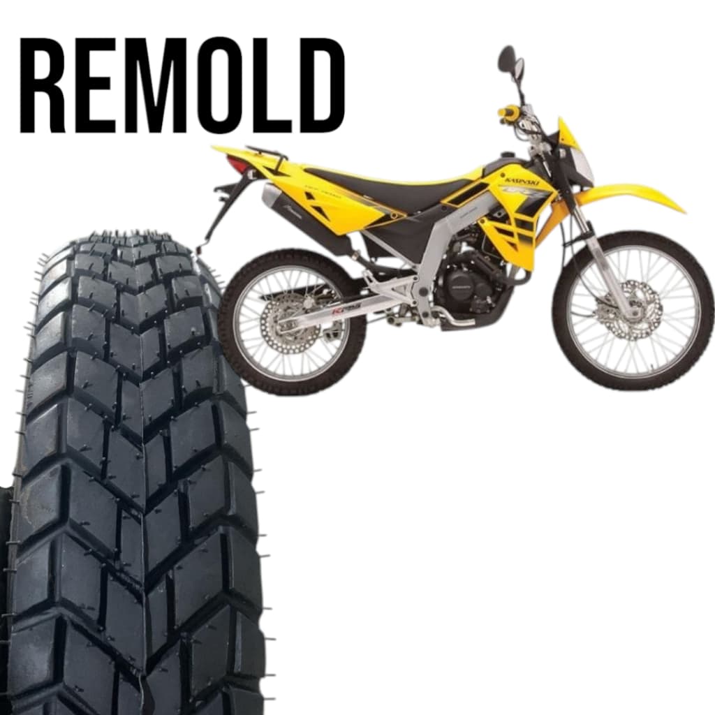 PNEU TRASEIRO MOTO 110/90-17 Kasinski CRZ 150 Shineray Explorer 150 BROS 125/150/160 XRE 190 CROSSER falcon400