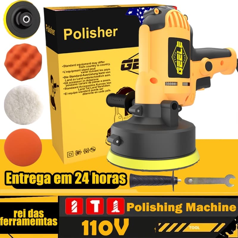 110V/220V Politriz Lixadeira Automotiva Profissional  700W 60HZ 4500PRM 125MM GEELE