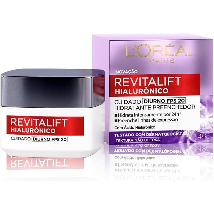 Creme Facial Antiidade L´Oreal Paris Revitalift Hialurônico Diurno - 49g