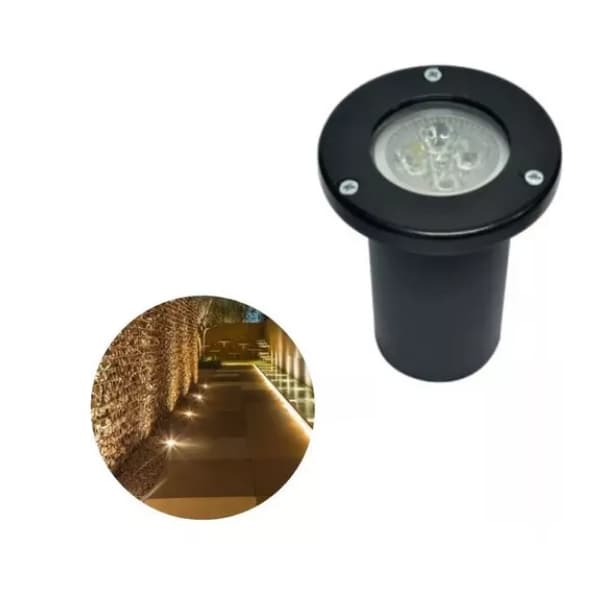 Embutido De Solo Jardim Para Lâmpada Dicroica Soquete Gu10