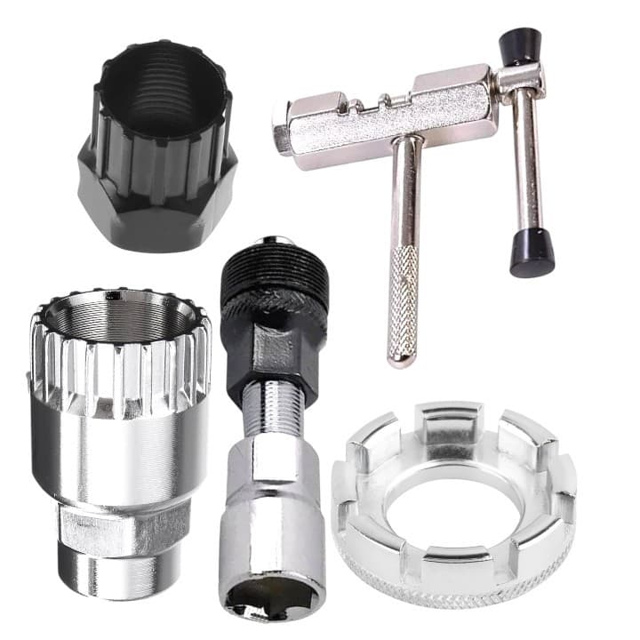 Kit de Ferramentas Chaves de Reparo Para Manutenção Bike Extratora Cassete Movimento Central