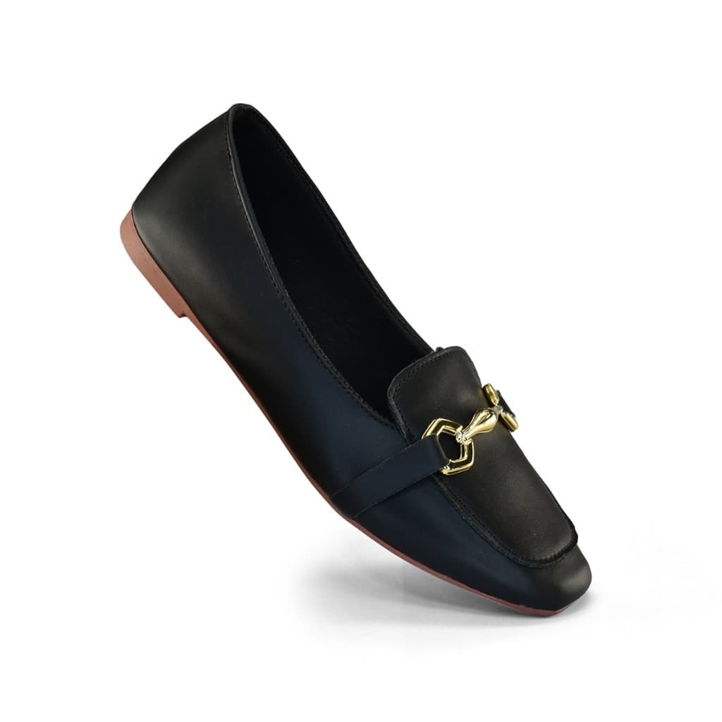 Sapato Feminino Mocassim bico quadrado Super em Alta, Confortável e Macia Ideal para seu Dia a Dia.