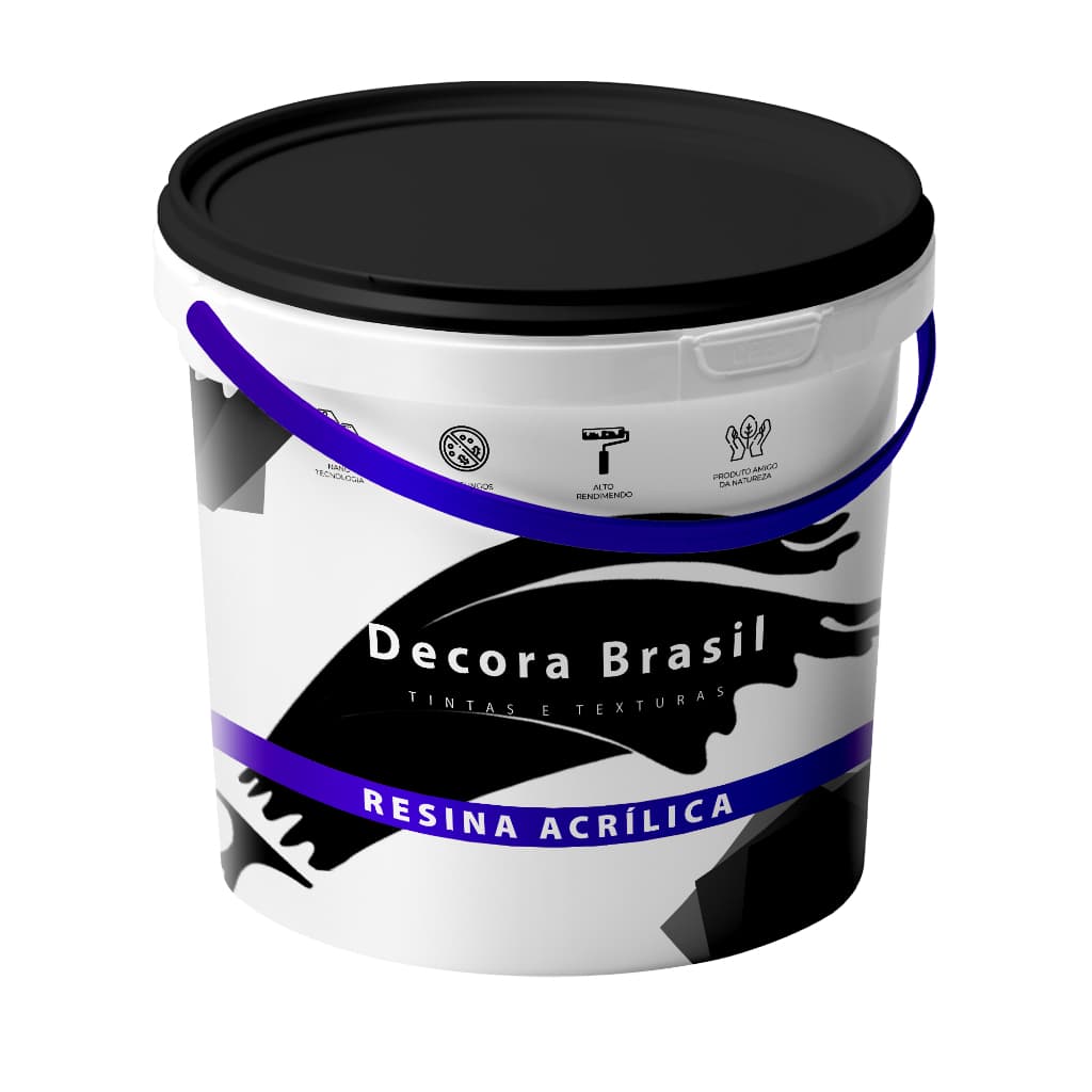 Resina 14L| 1Demão Rende 150m²| Resistente: Lavagem Climas Desgaste Deterioração Excelente Aderência